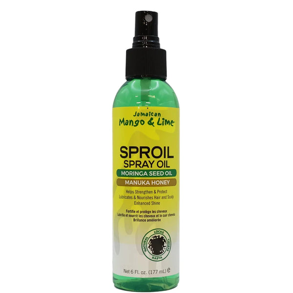 JAMAICAN MANGO & LIME - SPROIL SPRAY OIL with MORINGA SEED OIL & MANUKA HONEY - 6Oz