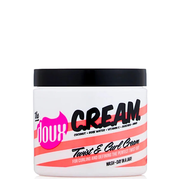 THE DOUX - TWIST & CURL CREAM - For ALL TYPES - 16oZ