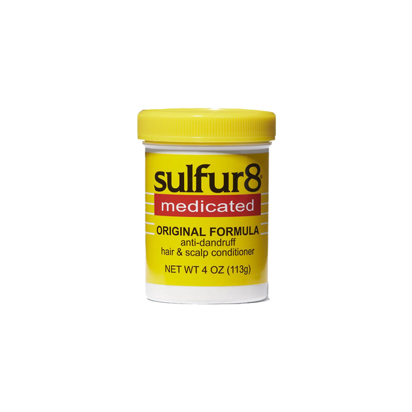 SULFUR 8 - Medicated Original Formula with Anti-Dandruff formula n hair n scalp conditioner - 4oZ