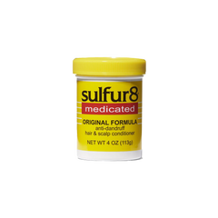 SULFUR 8 - Medicated Original Formula with Anti-Dandruff formula n hair n scalp conditioner - 4oZ
