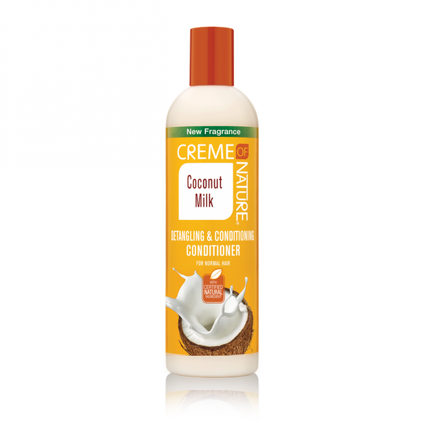 CREME OF NATURE - Detangling & Conditioning Conditioner with Coconut Milk for Natural Hair - 12oz