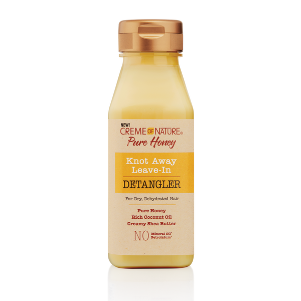 CREME OF NATURE - Know Away Leave-In Detangler with Pure Honey for Dry,Dehydrated Hair - 8oz