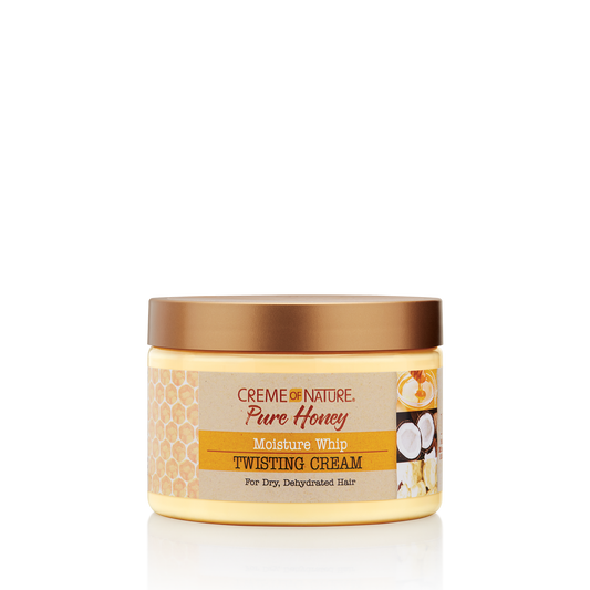 CREME OF NATURE - Moisture Whip Twisting Cream with Pure Honey for Dry,Dehydrated Hair - 11.5oz