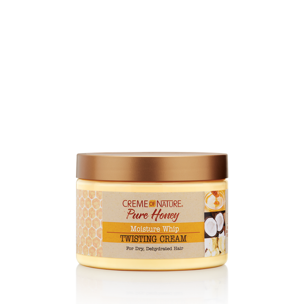 CREME OF NATURE - Moisture Whip Twisting Cream with Pure Honey for Dry,Dehydrated Hair - 11.5oz