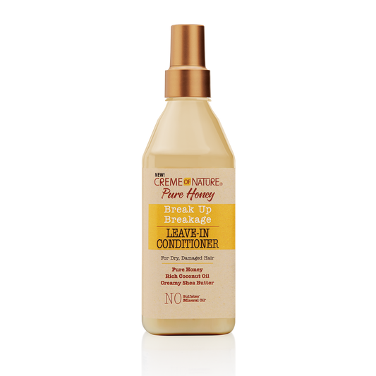 CREME OF NATURE - Break-Up Breakage Leave-In Conditioner with Pure Honey for Dry,Damaged Hair