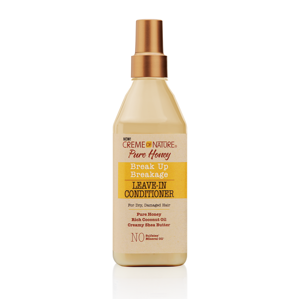 CREME OF NATURE - Break-Up Breakage Leave-In Conditioner with Pure Honey for Dry,Damaged Hair