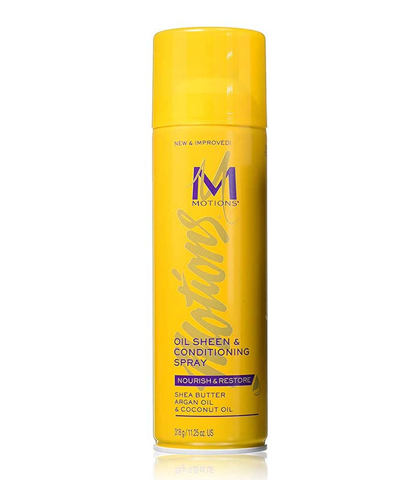 MOTIONS - Oil Sheen & Conditioning Spray with Shea Butter , Argan Oil & Coconut Oil - 11.25oz