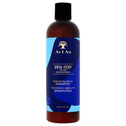 AS I AM - Dry n Itchy Olive & TeaTree Shampoo - 12oZ