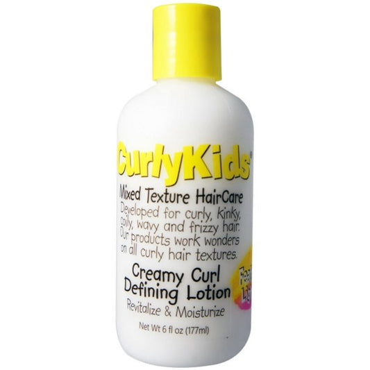 CURLY KIDS - Creamy Curl Defining Lotion for Mixed Texture HairCare - 6oZ