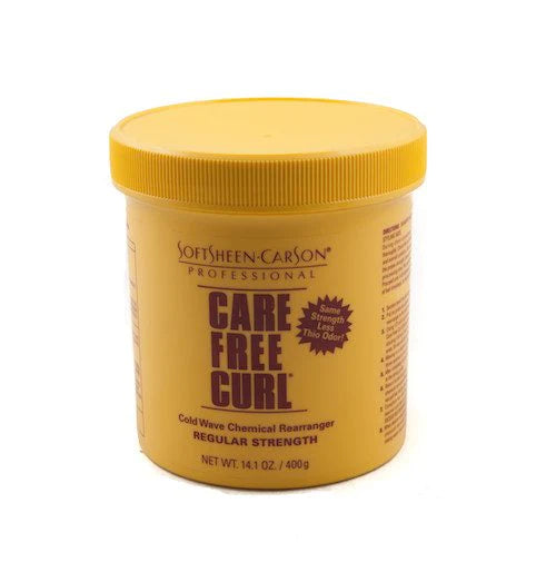 CARE FREE CURL - Cold Wave Chemical Rearranger - Relaxer - Regular Strength - 400G