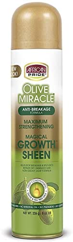 AFRICAN PRIDE - MAXIMU STRENGTHENING MAGICAL GROWTH SHEEN - 8oZ