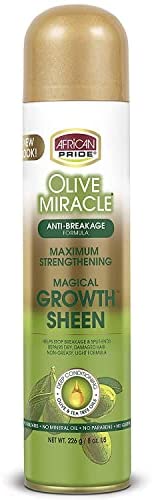 AFRICAN PRIDE - MAXIMU STRENGTHENING MAGICAL GROWTH SHEEN - 8oZ