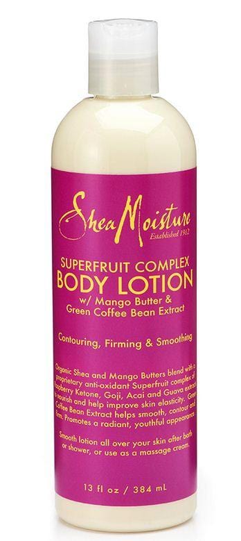 SHEA MOISTURE - Body Lotion with Superfruit Complex, Mango Butter & Green Coffee Bean Extract - 384mL