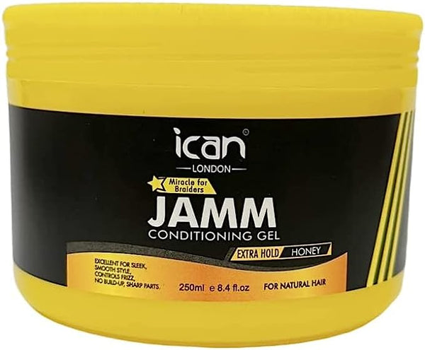 ICAN - JAMM Condiitoning Gel with Honey for Natural Hair - Extra Hold - 500mL