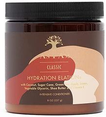 AS I AM -Hydration Elation with Coconut , Sugar Cane , Green Tea , Apple , Lemon , Vegetable Glycerin , Shea Butter n Vitamin-E - 8oZ