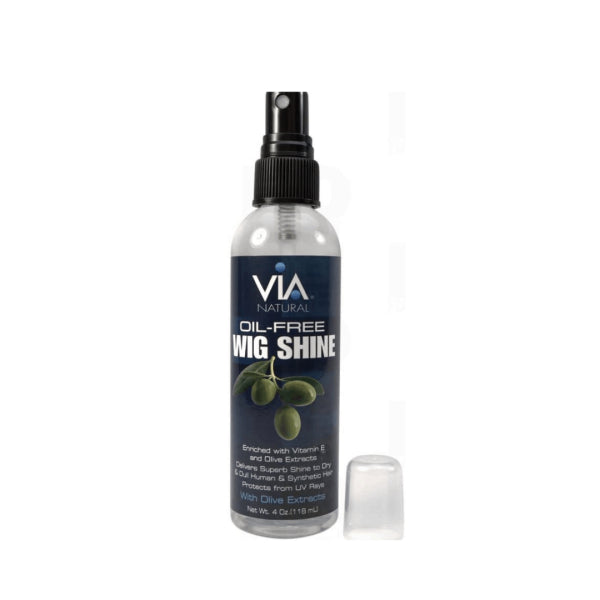 VIA NATURAL - Oil-Free Wig Shine with Vitamin-E - 4oZ