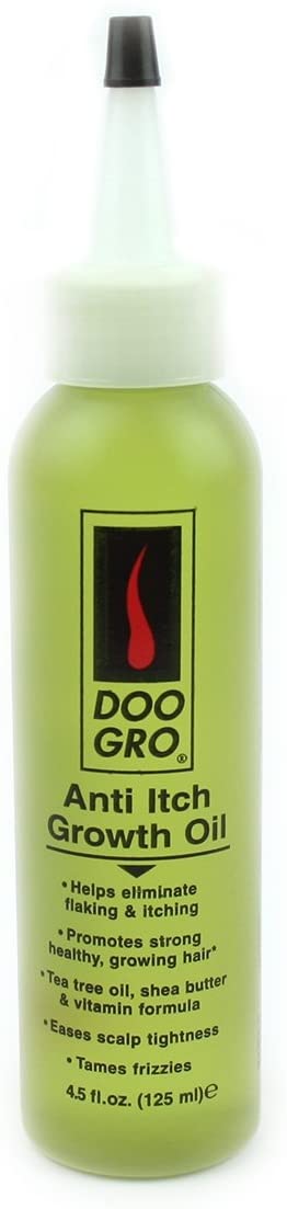 DOO GRO - Anti-Itch Hair Oil with Tea Tree Oil, Shea Butter n Vitamins - 4.5 oZ