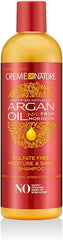 CREME OF NATURE - Sulfate Free Moisture & Shine Shampoo with Argan Oil - 12oz