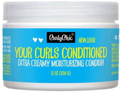 CURLYCHIC -Your Curls Conditioned- Extra  Creamy Mositurizing Condish - 12oZ
