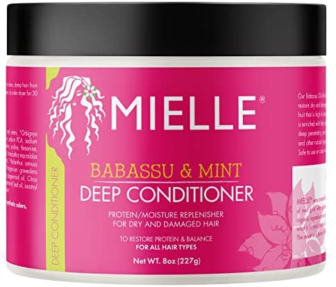 MIELLE - DEEP CONDITIONER with BABASSU & MINT - 8oZ