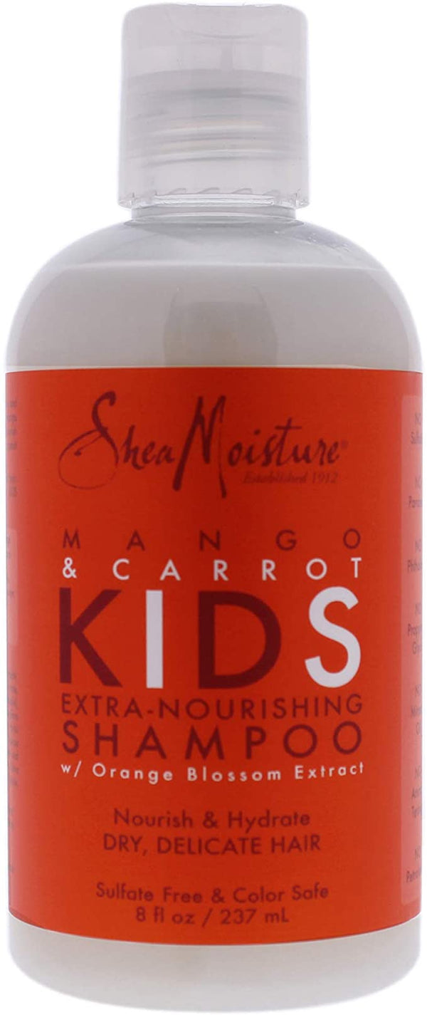 SHEA MOISTURE KIDS - Extra-Nourishing Shampoo with Carrot n Mango - 8oZ