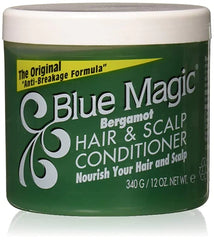 BLUE MAGIC - Bergamot Hair n Scalp Conditioner with Anti-Breakage Formula - 12oZ