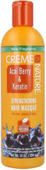 CREME OF NATURE - Strengthning Hair Masque with Acai Berry & Keratin - 12oz