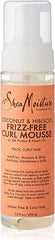 SHEA - MOISTURE - COCONUT % HIBISCUS - SILK PROTEIN - NEEM OIL