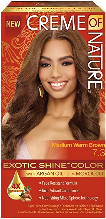 CREME OF NATURE - 7.3 Medium Warm Brown - permanent