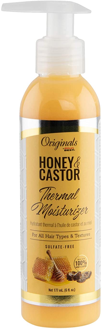 ORIGINALS by AFRICA's BEST - HONEY & CASTOR THERMAL MOISTURIZER - 6oZ