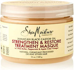 SHEA MOISTURE - Strengthen & Restore Treatment Masque with Jamaican Black Castor Oil - 340g