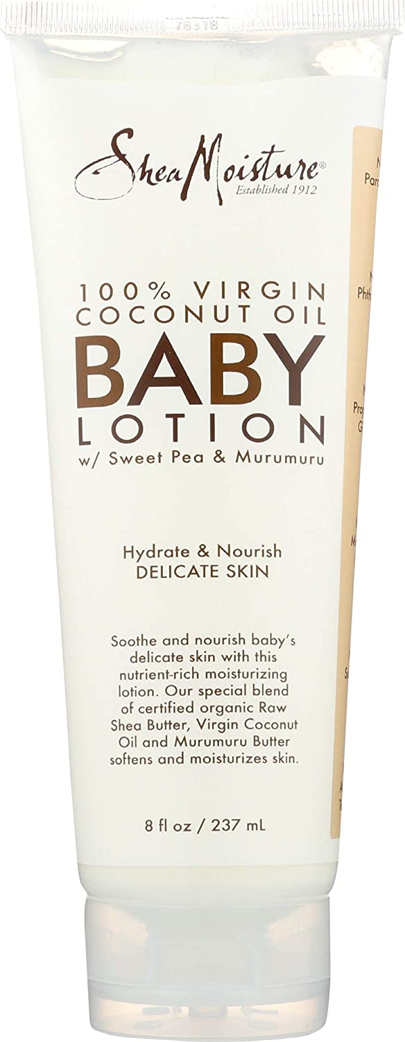SHEA MOISTURE KIDS - 100% Virgin Coconut Oil Baby Lotion - 8Oz