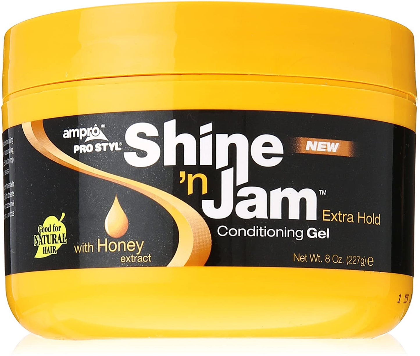 SHINE'n JAM - Conditioning Gel with Honey - EXTRA HOLD - 8oZ