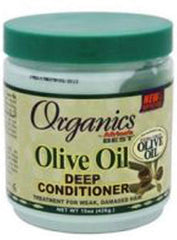 ORGANICS by AFRICA's BEST - OLIVE & SHEA DEEP CONDITIONER MASQUE - 15oZ