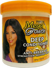 MEGA GROWTH - Deep Conditioner with Anti-Breakage Formula - 15oZ