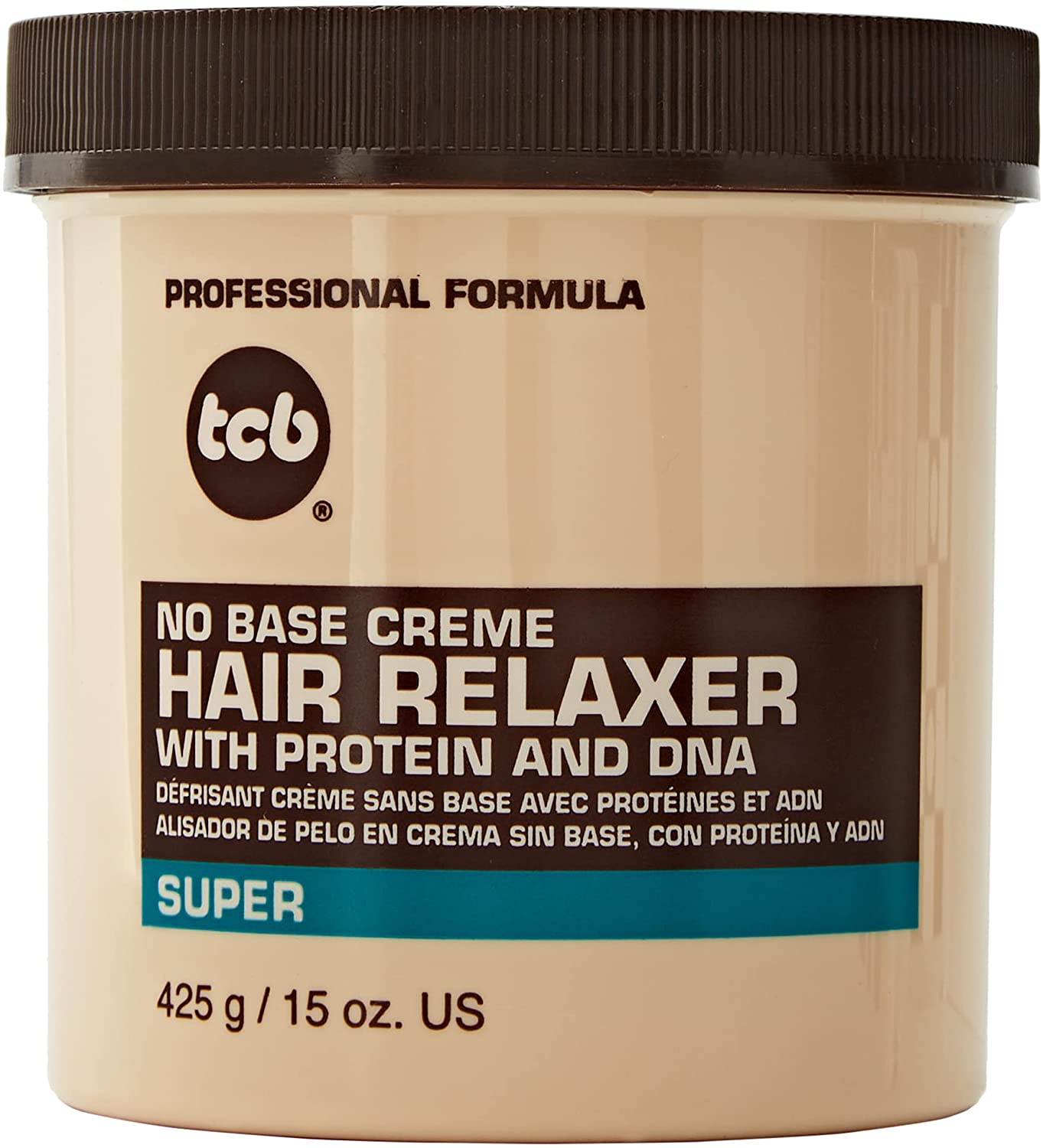 TCB - Hair Relaxer No Base Creme with Protien n DNA - SUPER - 15oZ