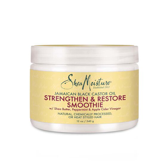 SHEA MOISTURE - Strengthen & Restore Smoothie with Jamaican Black Castor Oil - 326g