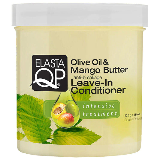 ELASTA QP - Olive Oil n Mango Butter Leave-In Conditioner - 15oZ