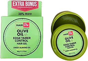 ICAN - Edge Tamer Control Hair Gel with Olive n Sweet Almond Oil - EXTRA HOLD - 80G