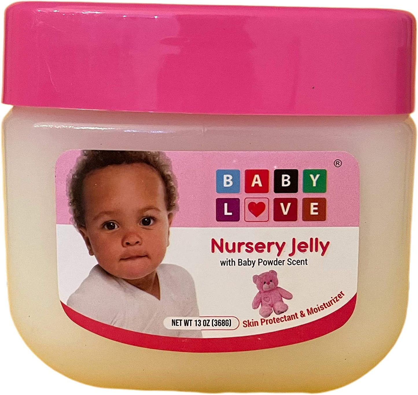 BABYLOVE - NURSERY JELLY with Baby Powder Scent - 13oz