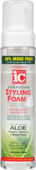 IC - Styling Foam with Aloe, Vitamins, Panthenol & Wheat Protein - 8.5oZ
