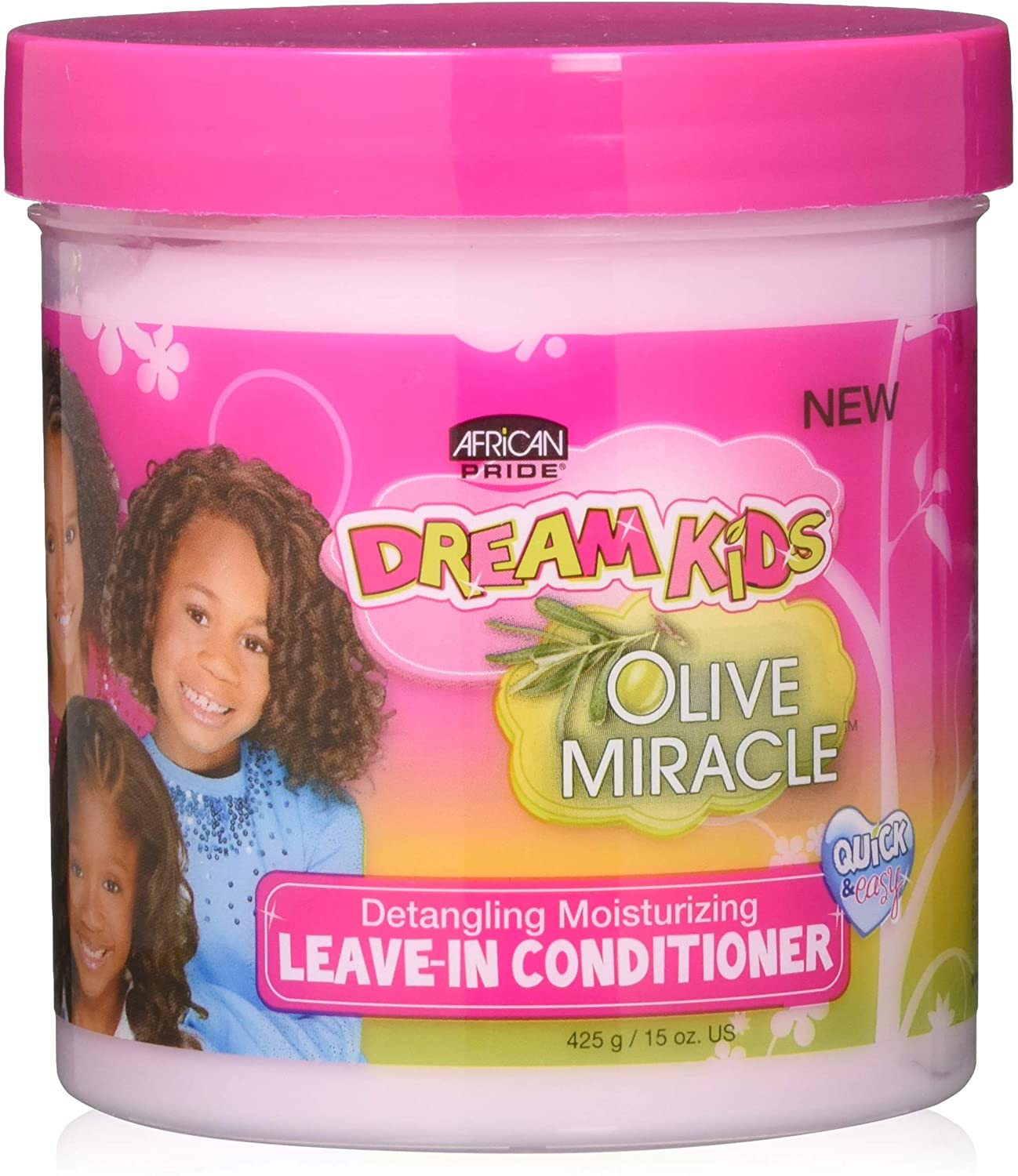 AFRICAN PRIDE DREAM KIDS OLIVE MIRACLE - Leave-In Conditioner for Deatngling n Mositurizing