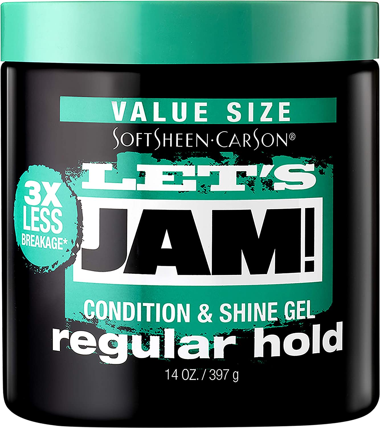 LET'S JAM! - Condition & Shine Gel Regular Hold - 14oZ