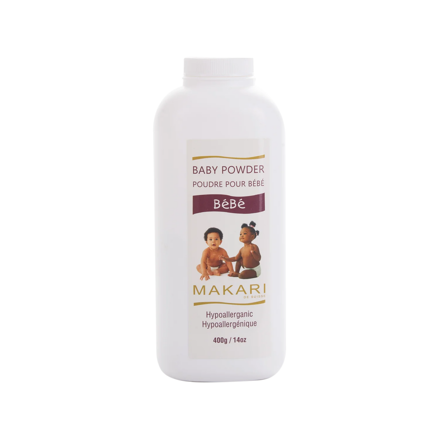 MAKARI BEBE - Hypoallergenic Baby Powder - 14oZ