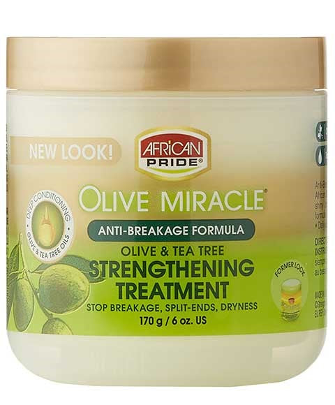 AFRICAN PRIDE - STRENGTHENING TREATMENT with OLIVE & TEATREE - 6oZ