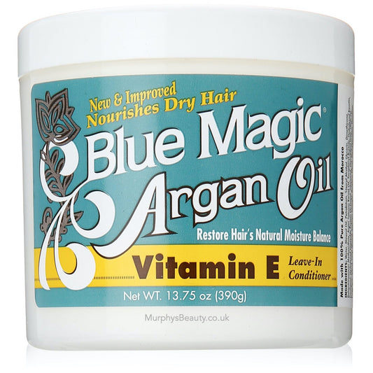 BLUE MAGIC - Argan Oil with Vitamin-E - 13.75oZ