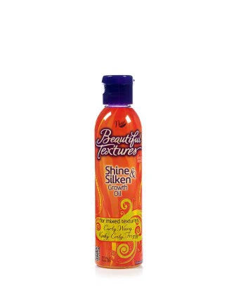 BEAUTIFULLY TEXTURES - Shine n Silken Growth Oil for Mixed Textures - 6oZ