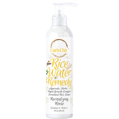 CurlyChic - Revitalizing Rinse with Rice Water Remedy - 8oZ