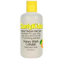 CURLY KIDS - Honey Wash Condish for Mixed Texture HairCare - 8oZ