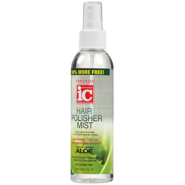 IC - Hair Polisher Mist with AloeVera with Spray-On formula - 6oZ